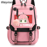 Weiyinxing X Family Anya Forger School Backpack Bag Women Comics Anime School Bags Teenager Girls Bookbag Travel Shoulder Backpack Bags