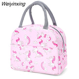 Weiyinxing Insulated Bag Lunch Box Lunch Bags For Women Portable Fridge Bag Tote Cooler Handbags Kawaii Food Bag for Work