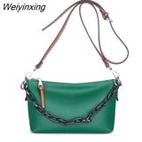 Weiyinxing Leather Shoulder Bags For Women Chain High Capacity Ladies Handbags Designer Travel Luxury Hand Bag Female Shoulder Bag