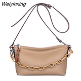 Weiyinxing Leather Shoulder Bags For Women Chain High Capacity Ladies Handbags Designer Travel Luxury Hand Bag Female Shoulder Bag