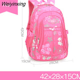 Weiyinxing Big Capacity Children School Bags For Teenagers Girls Backpack Waterproof Durable And Breathable School Backpack Mochila