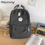 Weiyinxing New Waterproof Nylon Women Backpack Female Multifunction Travel Bag Teenager Girls Korean Style Schoolbag Student Bookbag