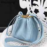 Weiyinxing Natural Real Leather Women Bag Luxury Designer Handbag Removable Shoulder Strap Crossbody Bags Female Summer Shoulder Bag