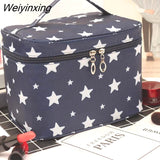 Weiyinxing Women Cosmetics Makeup Bag Large Capacity Toilet Travel Bag Organizer Boxes Zipper Bag Beauty Makeup Pouch Waterproof