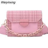 Weiyinxing Strap Shoulder Bags for Women 2023 Designer Lady Handbags and Purses Fashion Chain Messenger Crossbody Bags