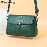 Weiyinxing Female Square Tote bag 2023 Fashion New High quality PU Leather Women's Designer Handbag Travel Shoulder Messenger Bag