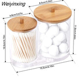Weiyinxing Cotton Swab Plastic Storage Box Bag Female Makeup Organizer For Cosmetics Bathroom Jewelry Makeup Brushes Desk Organizer