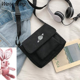 Weiyinxing Crossbody Bags for Girls Cute Handbags Shoulder Cross Canvas Bag Teen Women Messenger Bag Pouch Ladies Hand Bags Purses