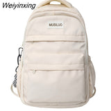 Weiyinxing Leisure Men's Backpack Big Capacity Lightweight Nylon Travel Backpack School Bag Unisex Student Laptop Backpack Mochila