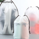 Weiyinxing L Cloth Bag Waterproof Drawstring Bags for Packing Kids Girls String Bag for Replaceable Shoes Storage Cute Pouch Rope Bag