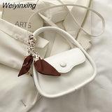 Weiyinxing Trend Small Fresh Korean Women's Bags Niche Design Single Shoulder Bag Silk Scarf Handbag Spring And Summer Messenger Bag