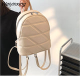 Weiyinxing Women's High Grade Leather Bag Jelly Bag Shoulder Messenger Bag Backpack Student Leisure Double Shoulder Bag Schoolbag