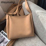 Weiyinxing Travel 2 Sets Casual Tote Bags PU Leather Underarm Shoulder Bag for Women Fashion Bag Designer Luxury Lady Brand Sac