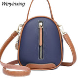 Weiyinxing Women's Bag 2023 Trend Small Messenger Crossbody Shoulder Bag Leather Luxury Brand Portable Lady Mobile Phone Handbag Purse 0409