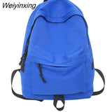 Weiyinxing Cute Women Backpacks Waterproof White Nylon School Backpack For Teenage Girls Kawaii Laptop Backpack Student Book Pack