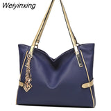 Weiyinxing IN Famous Designer Brand Women Bag Leather Women Tote Handbags Fashion Retro Shoulder Bags Luxury Ladies Hand Bags Purse