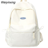 Weiyinxing Women Male Trendy Backpack Men Female Black Travel Book Bag Fashion Lady Laptop College Backpack Girl Boy Leisure School Bag
