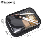 Weiyinxing Cosmetics Bag Women Makeup Organizer Travel Handbag Zipper Clear Beauty Wash Bath Toiletry Waterproof Bags Kit