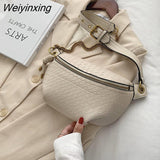 Weiyinxing Waist Bag Women Leather Fanny pack Luxury Brand Crossbody Chest pack Mini Waist Belt Bags Fashion Girl Phone Pack Purse 0409