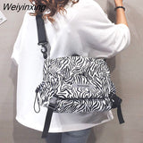 Weiyinxing Print Crossbody Bag For Women Nylon Waterproof Shoulder Purse Messenger Bag Lightweight Pocketbooks