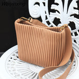 Weiyinxing Natural Real Leather Women Bag Luxury Designer Handbag Removable Shoulder Strap Crossbody Bags Female Summer Shoulder Bag