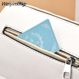 Weiyinxing Ladies Casual High quality PU Shoulder Bags Female Solid Color Zipper Underarm Bag Wide shoulder strap Handbags for Women