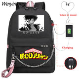 Weiyinxing School Bag My Hero Academia Tomura Shigaraki Dabi Todoroki Izuku Midorya Katsuki Bakugo Girls Backpack BNHA Boku No Hero