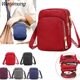 Weiyinxing Women Crossbody Zipper Mobile Phone Shoulder Bag Lady Female Multifunction Handbag Wrist Purse New Hot 2023