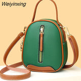 Weiyinxing Women's Bag 2023 Trend Small Messenger Crossbody Shoulder Bag Leather Luxury Brand Portable Lady Mobile Phone Handbag Purse 0409