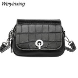 Weiyinxing cowhide Women's Mini Crocodile Pattern Crossbody Bags Fashion Designer Shoulder Handbags and Purses Leather Messenger Sac