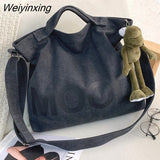 Weiyinxing Bag High Capacity Women's Handbags Shoulder Bags Designer Literary Simplicity Totes Bags Women Crossbody Bags Bolso Mujer