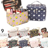 Weiyinxing Women Cosmetics Makeup Bag Large Capacity Toilet Travel Bag Organizer Boxes Zipper Bag Beauty Makeup Pouch Waterproof