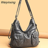 Weiyinxing Famous Brand Women Shoulder Tote bag Fashion High Quality Woman Messenger Bag Luxury Soft Leather Handbags Women's Bags