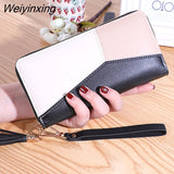 Weiyinxing New Women's Wallet portfel damski Money Bag Lady Long Leather Clutch Bag Wallet Card Holder carteras para mujer