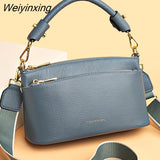 Weiyinxing Leather Shoulder Crossbody Bag For Women 2023 High Quality Cow Leather Women's Handbag Luxury Small Female Messenger Bag
