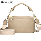 Weiyinxing Leather Shoulder Crossbody Bag For Women 2023 High Quality Cow Leather Women's Handbag Luxury Small Female Messenger Bag