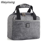 Weiyinxing Lunch Bag New Thermal Insulated Lunch Box Tote Cooler Handbag Bento Pouch Dinner Container School Food Storage Bags