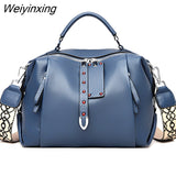 Weiyinxing Top Cowhide women's handbags Luxury Brand genuine leather Women Bags Fashion Messenger bag Designer Large Women Shoulder Bag
