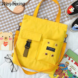 Weiyinxing Cartoon Tote Bag Canvas Handbag Shopping Bag Super Cool Handbags Shoulder Bags for Girl Book Bags Bolsa Feminina Mochila