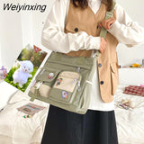 Weiyinxing Nylon Women Handbags Messenger Bag Youth Ladies Fashion Shoulder Tote Bag Versatile Female Crossbody Bags Pouch Pack Bolsas