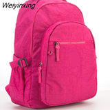 Weiyinxing Large Female Backpack for Teenage 2023 Mochilas Femeninas Women's School Back Packs Nylon Laptop Bagpack Elegant