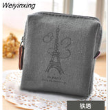 Weiyinxing Classic Women Man Canvas Coin Purse Zip Wallet Small Bag Case Pouch Holder Retro Money Bags Gift