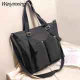 Weiyinxing Bag Shoppers Simple Fashion Zipper Handbags Shoulder Waterproof Large Capacity Zipper Bags 2023 Women's Brand Crossbody