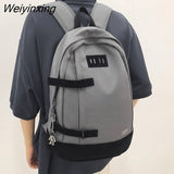 Weiyinxing Men Female Nylon Book Bag Fashion Male Women College Backpack New Boy Girl School Bag Lady Laptop Travel Student Backpack Trendy