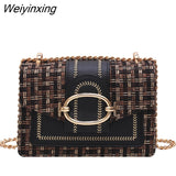 Weiyinxing for Women Bags Brands Replica 2023 Trend Chain Small Square Messenger Crossbody Bag Female Luxury Designer Handbag