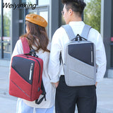 Weiyinxing Bag Men Laptop Rucksack Travel Backpack Women Large Capacity Business USB Charge College Student School Shoulder Bags