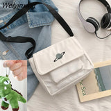 Weiyinxing Crossbody Bags for Girls Cute Handbags Shoulder Cross Canvas Bag Teen Women Messenger Bag Pouch Ladies Hand Bags Purses