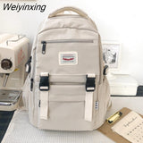 Weiyinxing New Waterproof Nylon Women Backpack Korean Japanese Fashion Female Students Schoolbag Multilayer Simple Sense Travel bag