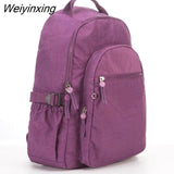 Weiyinxing Large Female Backpack for Teenage 2023 Mochilas Femeninas Women's School Back Packs Nylon Laptop Bagpack Elegant