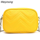 Weiyinxing Messenger Bags Small square bag Genuine Leather Women Handbags Fashion Quality Women Bags Casual Tote Lady Shoulder Bags